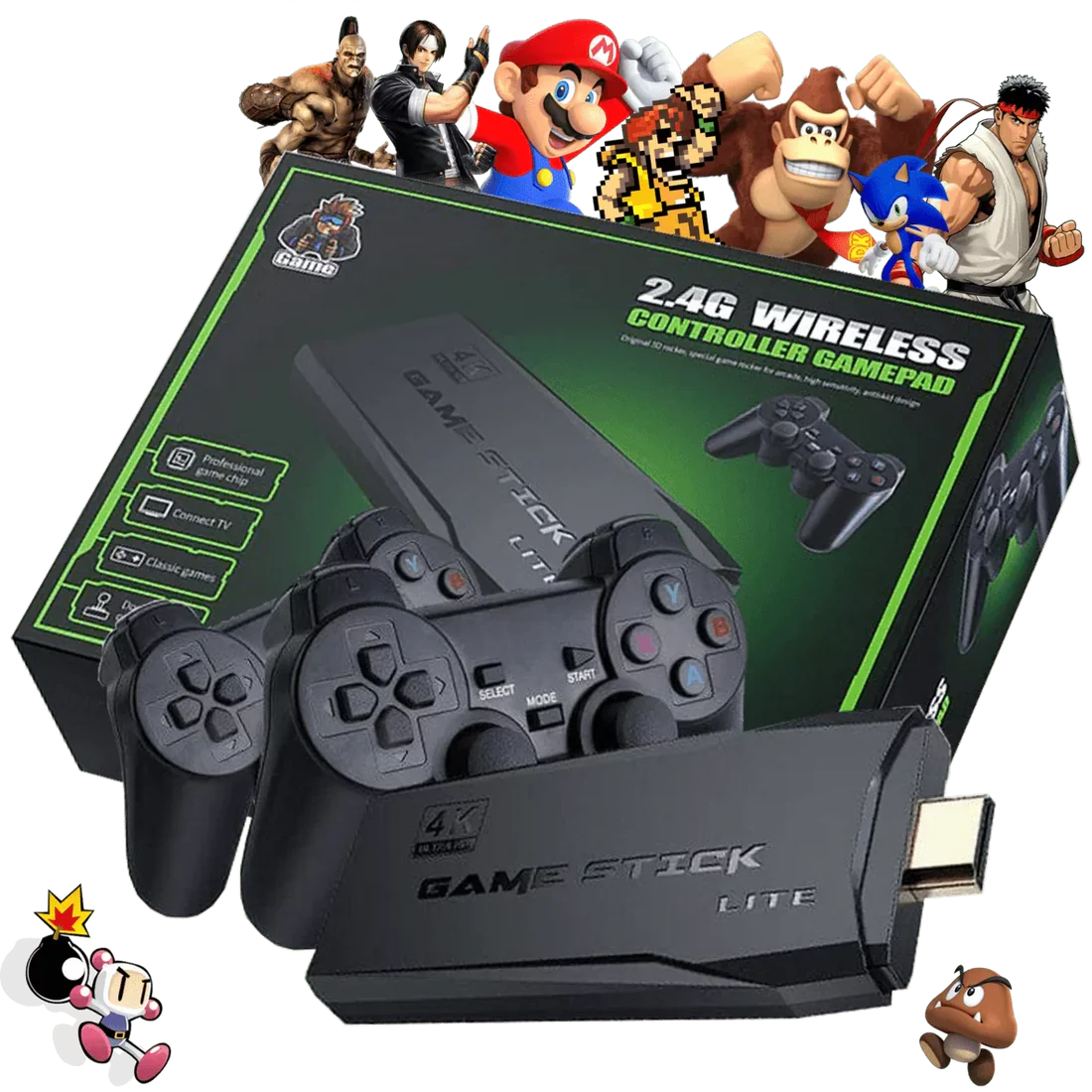 Gamestick Retrò Upplev barndomens spel igen – direkt på din TV.