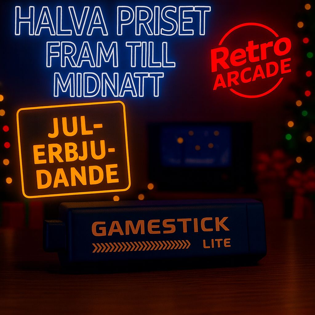 RetroArcade™️Ⅰ Gamestick + 2 Gåvor